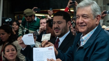 El partido llega a su aniversario con presencia en gobiernos estatales y el Congreso.
(Foto: Morena)