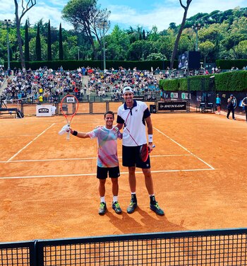 Diego Schwartman y John Isner