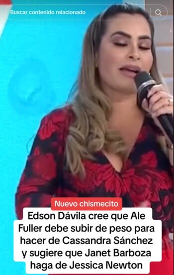 Cassandra Sánchez será interpretada por