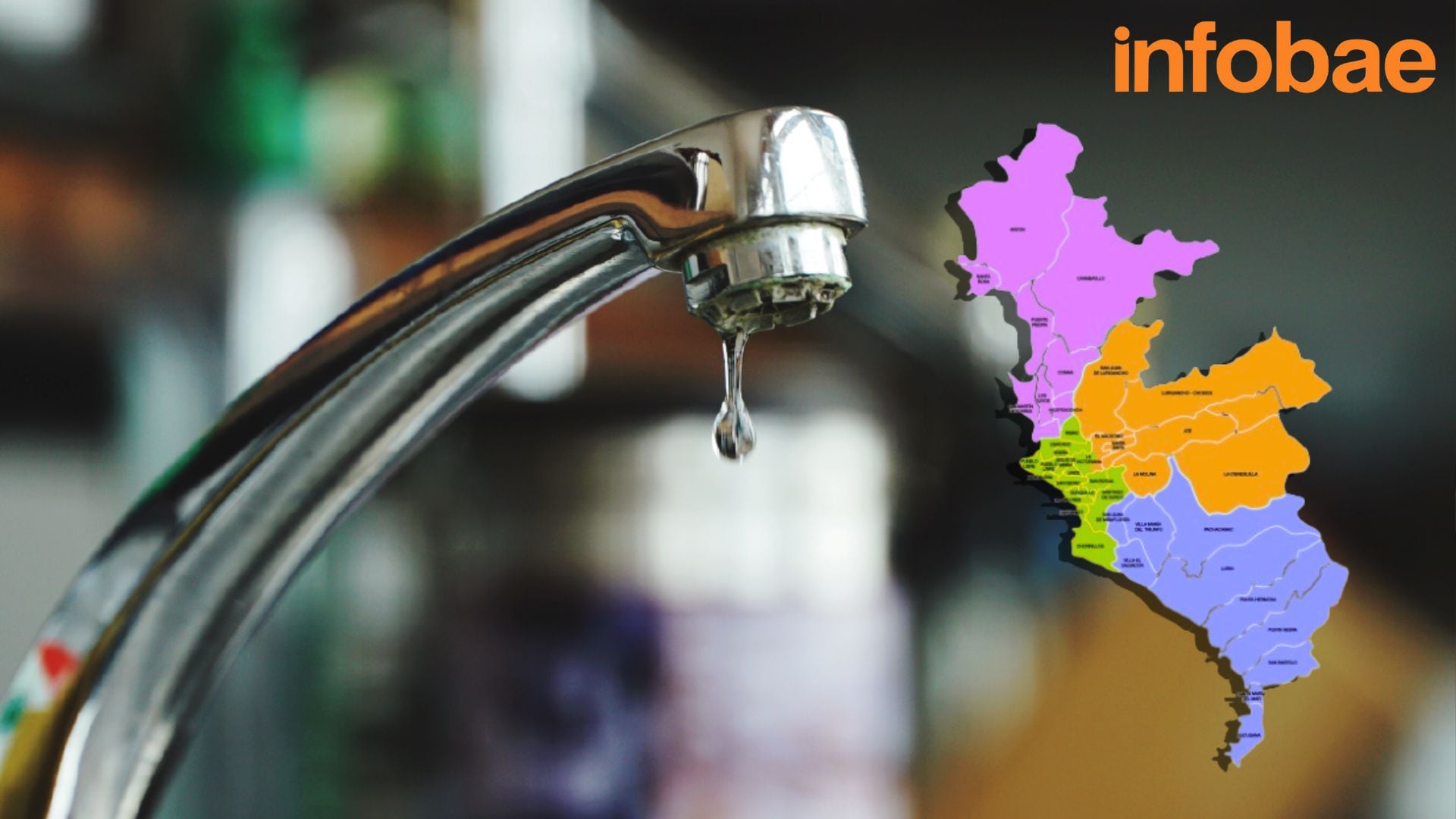 Sedapal suspenderá el servicio de agua en varios distritos de Lima | Foto composición: Infobae Perú / Analí Espinoza