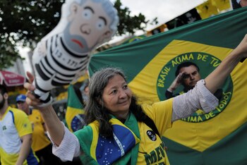 Bolsonaro llamó a sus seguidores