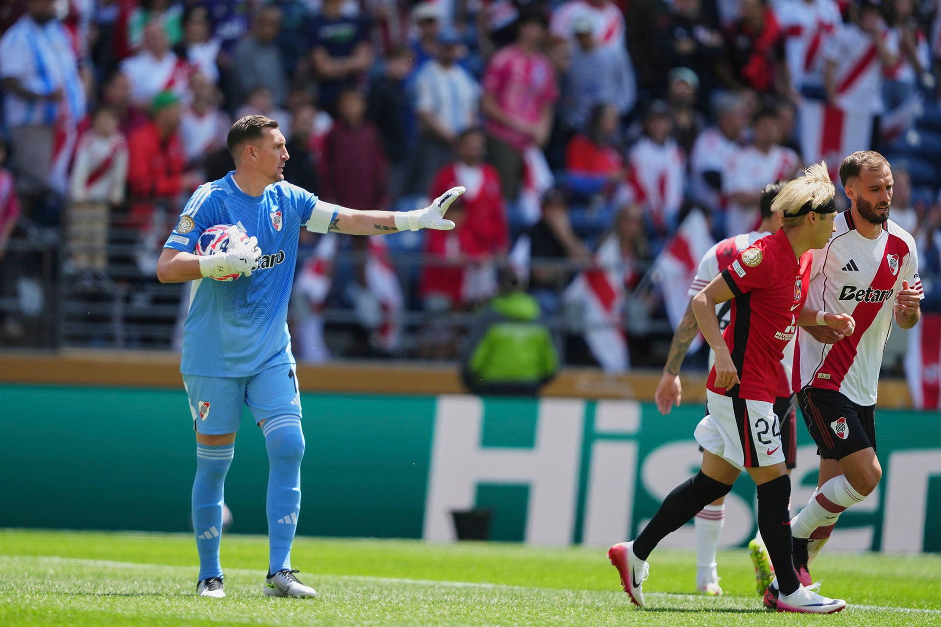 Armani fue el capitán del equipo durante el Mundial de Clubes (AP Photo/Lindsey Wasson)