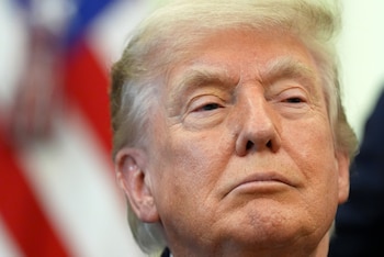 Donald Trump aseguró que Irán había perdido casi la totalidad de sus misiles, una afirmación que contradice los informes de inteligencia occidentales. (AP Foto/Jacquelyn Martin)