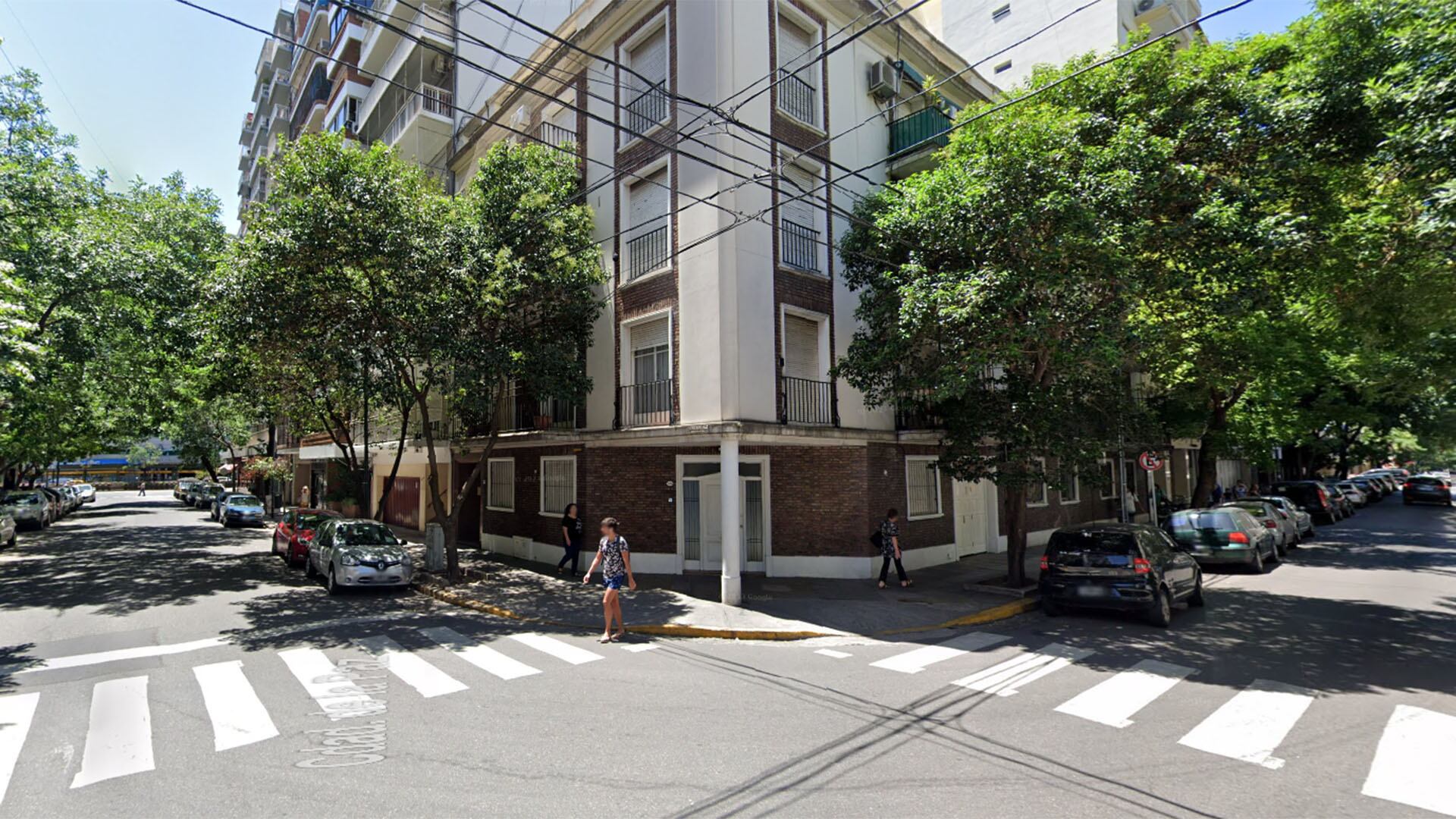 La esquina de Belgrano donde ocurrió el hecho