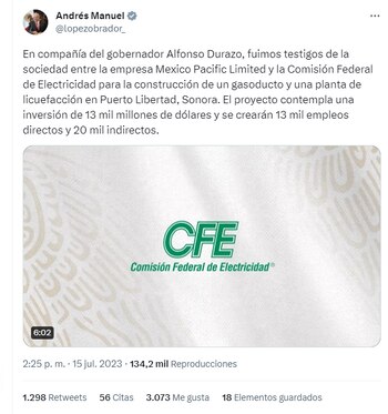 (Foto: Twitter @lopezobrador_)