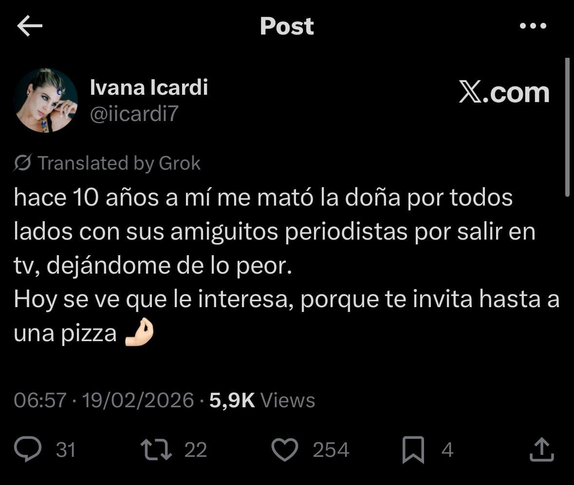 Ivana Icardi arremete contra Wanda Nara y expone viejas disputas familiares