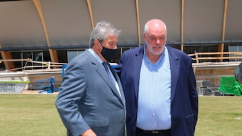 El intendente de Maldonado, Antia,