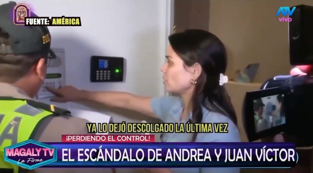 Andrea San Martín tiene prohibido acercarse a su hija y su abogado cuestiona su detención. Captura: Magaly TV La Firme.