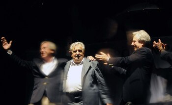 Danilo Astori, José Mujica y