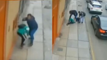 El insólito momento fue captado