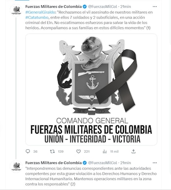 Reacciones a asesinato de soldados