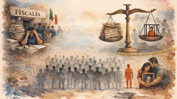 Fiscalías rebasadas: Sólo uno de cada 100 delitos encuentra justicia en México