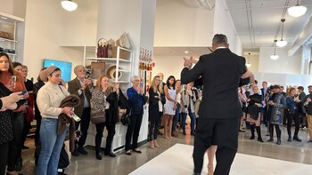 En la inauguración de Argentine