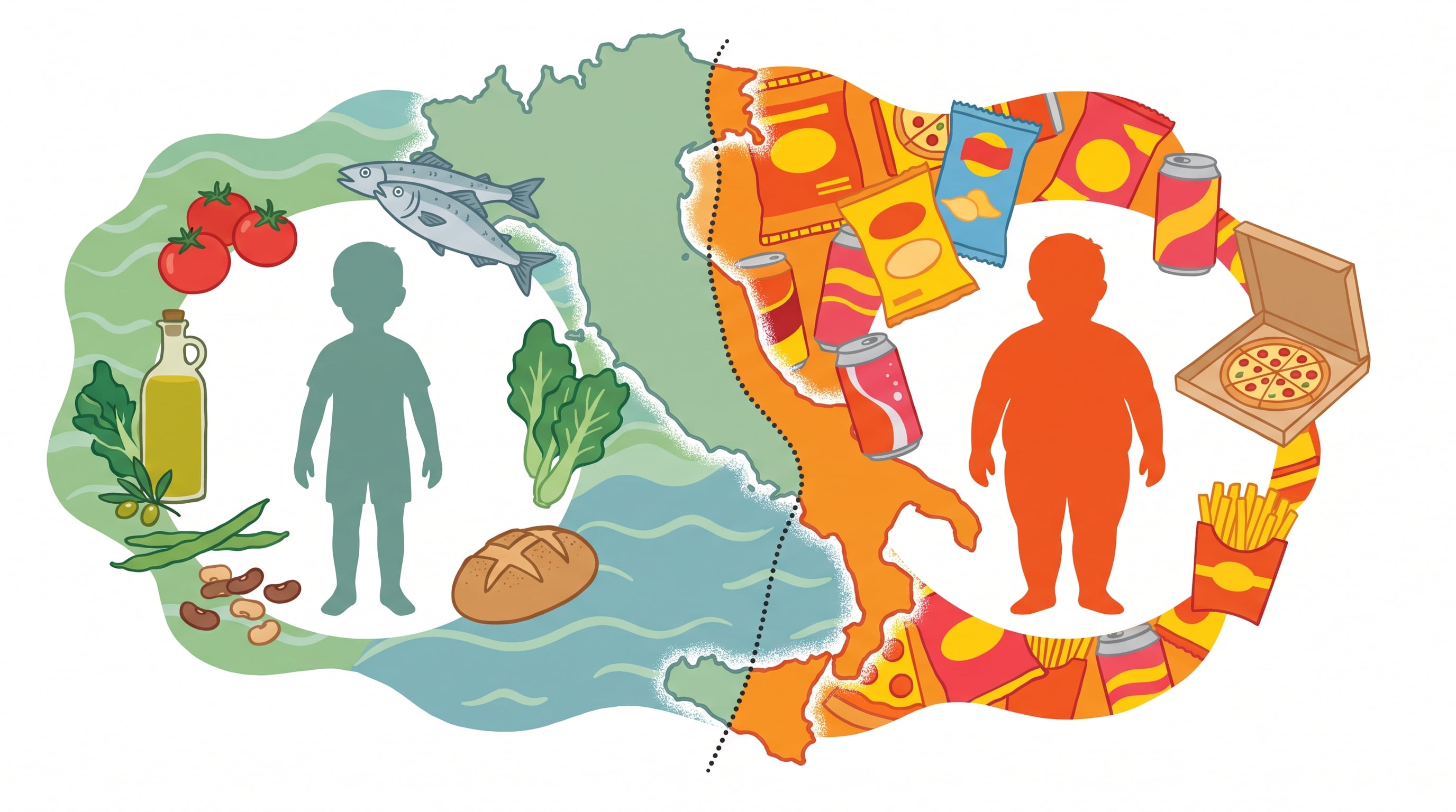 Italia enfrenta una paradoja: crece la obesidad infantil en la tierra de la dieta mediterránea