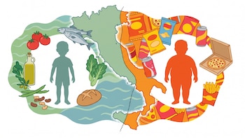 Por qué aumenta la obesidad infantil en Italia pese a la tradición de la dieta mediterránea