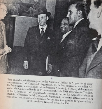 El canciller Bramuglia en París