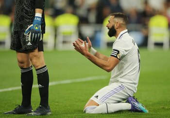 Karim Benzema al momento del