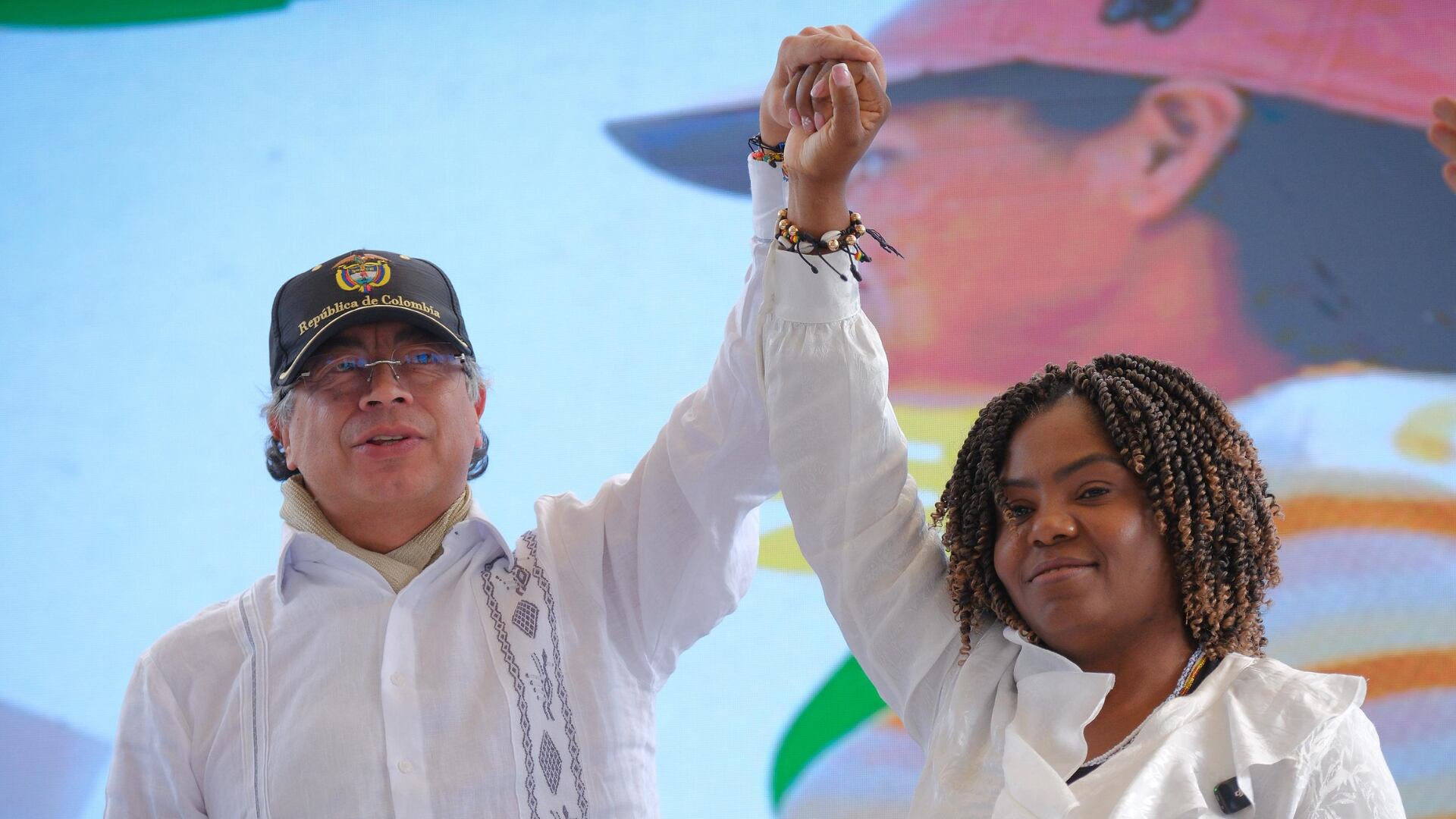 Aunque estuvo distanciada del presidente Gustavo Petro, la vicepresidenta Francia Márquez hizo las paces con el mandatario - crédito Ovidio González/Presidencia