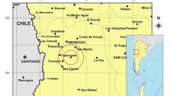 Mendoza: se registró un fuerte