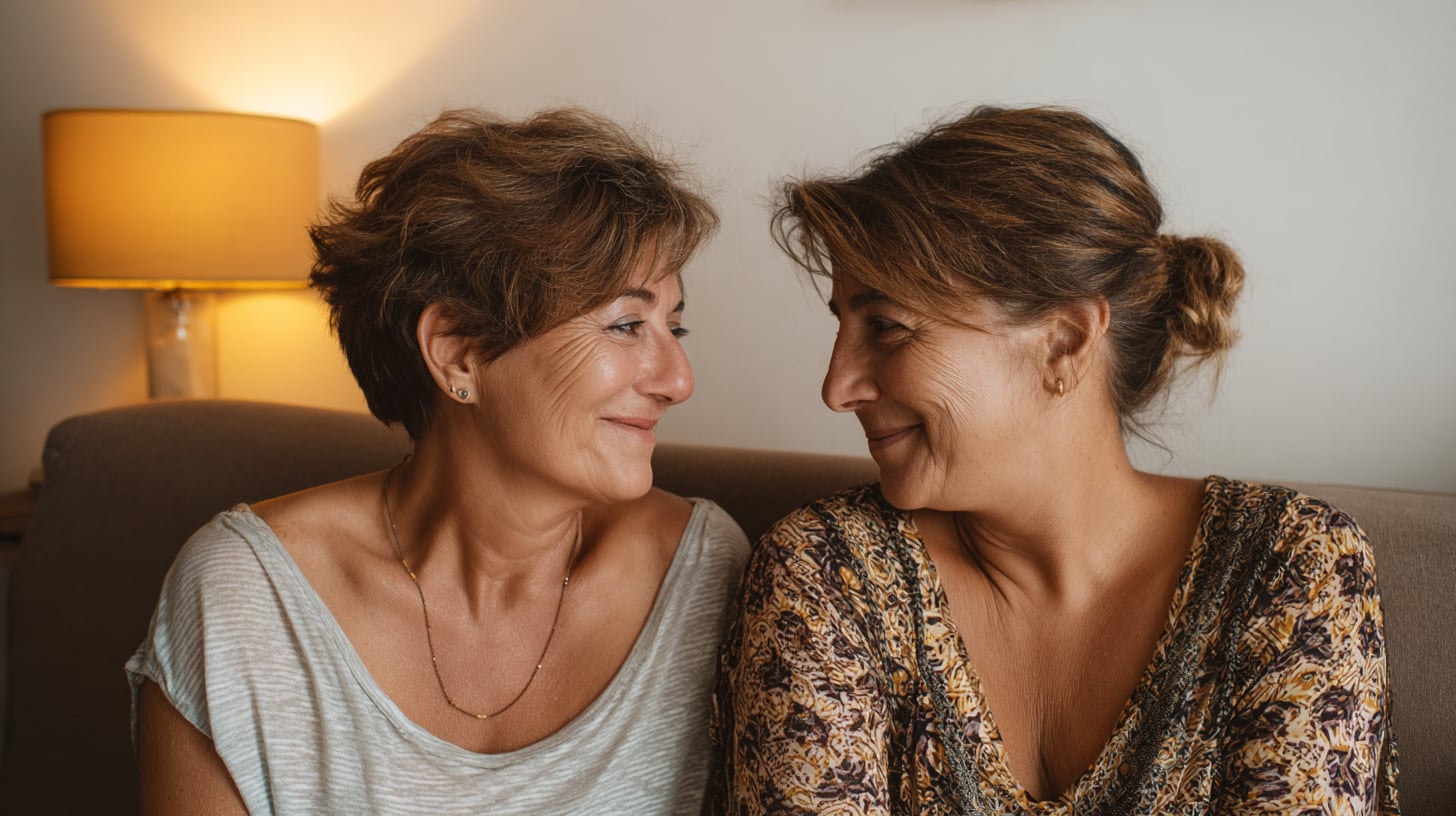 Una pareja de dos mujeres. (Imagen Ilustrativa Infobae)