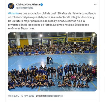 Los clubes se expresaron contra las Sociedades Anónimas
