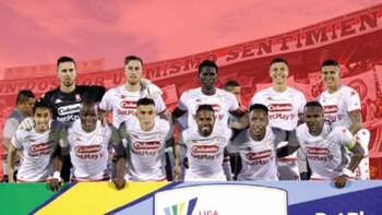 Los dirigidos por Pablo Peirano empataron en el duelo por la jornada 19 del fútbol profesional colombiano, en la casa de Atlético Huila - crédito Diseño Infobae
