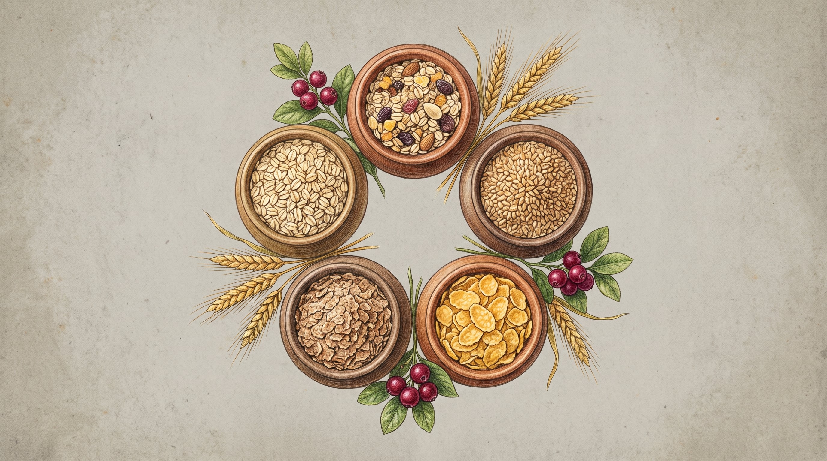 Las opciones de cereales elaboradas con granos integrales aportan fibra y minerales a la primera comida del día (Imagen Ilustrativa Infobae)