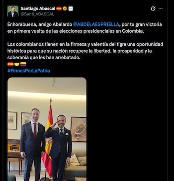 Abelardo de la Espriella - crédito @Santi_ABASCAL/X