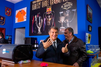 El expresidente del F.C. Barcelona