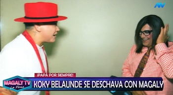 Koky Belaunde conmueve al hablar de sus nietas gemelas: “Las cuido como una madre”. Captura: Magaly TV La Firme.