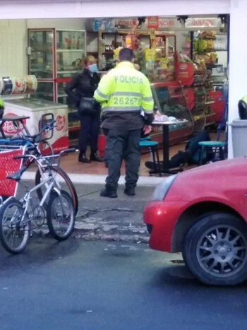 La escena del crimen en