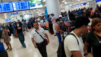 Aeropuerto de Cancún. (Estefania Balmaceda)