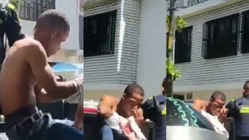 Descarado: presunto delincuente mandó besos