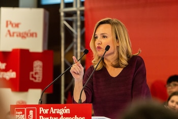 La líder del PSOE aragonés,