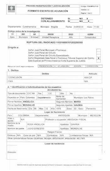 La Fiscalía sostiene que las
