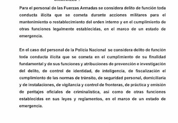 Aprueban ley que blinda a policías y militares