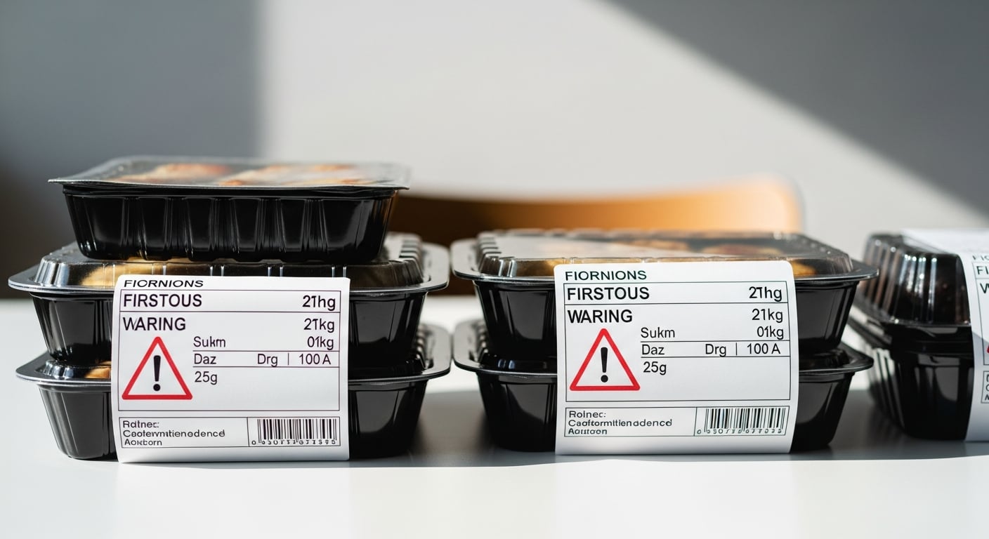 EE. UU. retira 23.000 libras de comidas preparadas por posible contaminación con metal