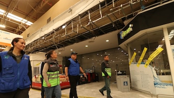 La caída de un plafón