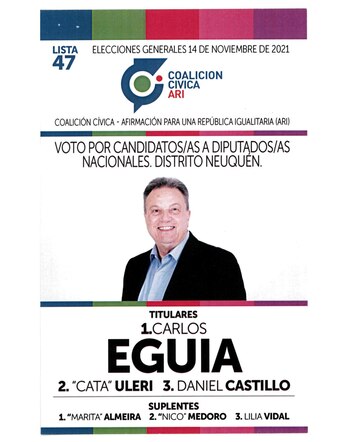 Foto: Boleta de la Coalición