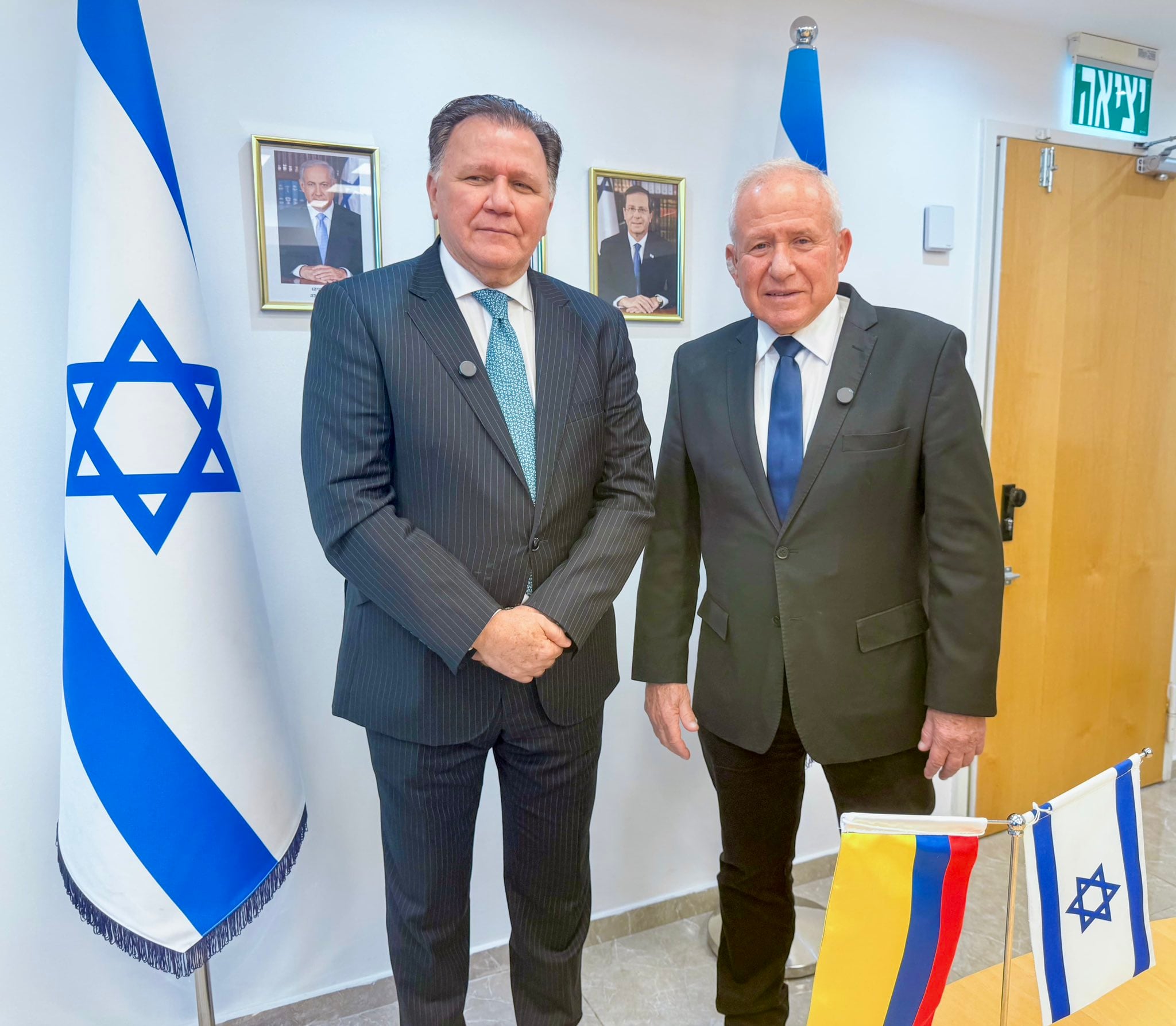 El viaje oficial de Dangond a Israel por cooperación técnica agropecuaria coincidió con la fecha fijada para la sesión parlamentaria - crédito Ministerio de Agricultura/X