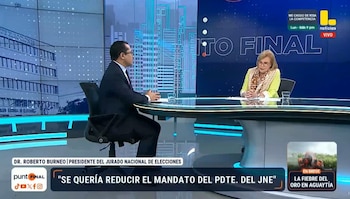 Roberto Burneo confirma que as próximas eleições serão as maiores da história do Peru. Navio: Latina.