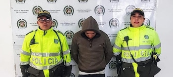 El hombre había hurtado más de once millones de pesos de un establecimiento comercial de Tunja - crédito Policía Metropolitana de Tunja