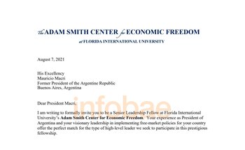 La invitación de la Universidad