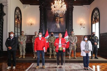 El primer ministro Walter Martos