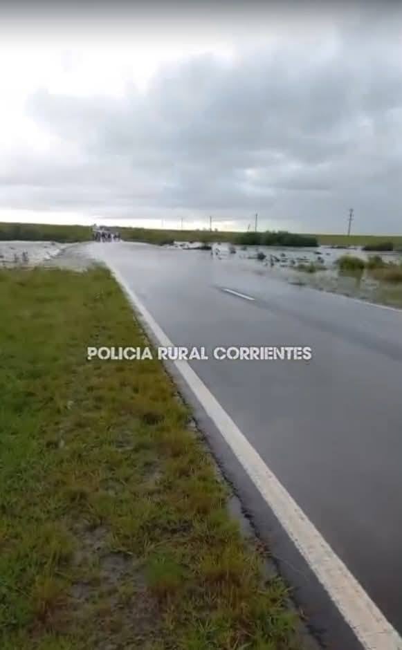 Así se encontraba la Ruta Nacional 123