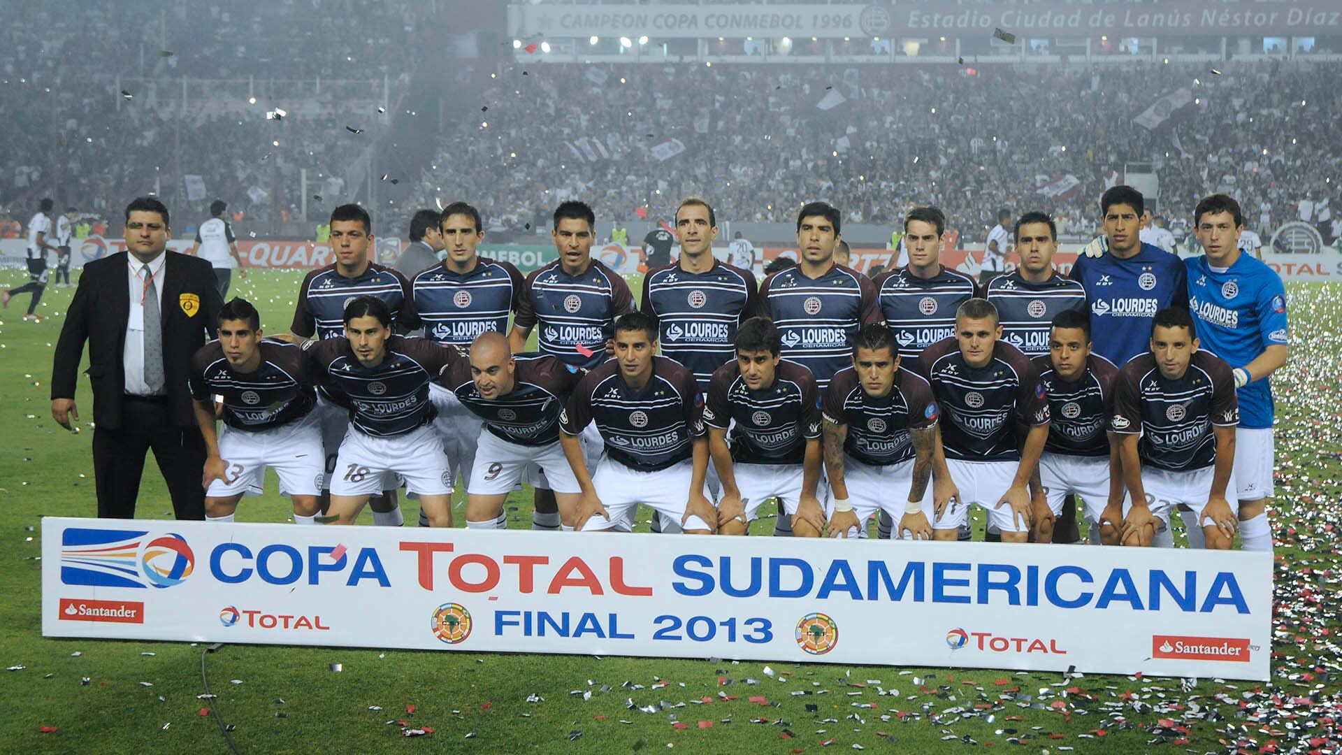 Lanús ya sabe lo que es ser campeón de la Copa Sudamericana. La consiguió en 2013 (FOTO NA: MARCELO CAPECE)