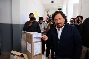 El sufragio de Gustavo Sáenz