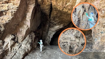 Pintas vandálicas afectaron por años 85 m² de las Grutas de Huayrapongo: Cajamarca inicia limpieza especializada del lugar