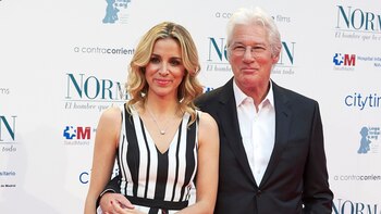 La pareja se casó en