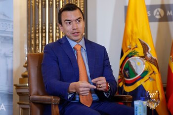 El presidente de Ecuador, Daniel